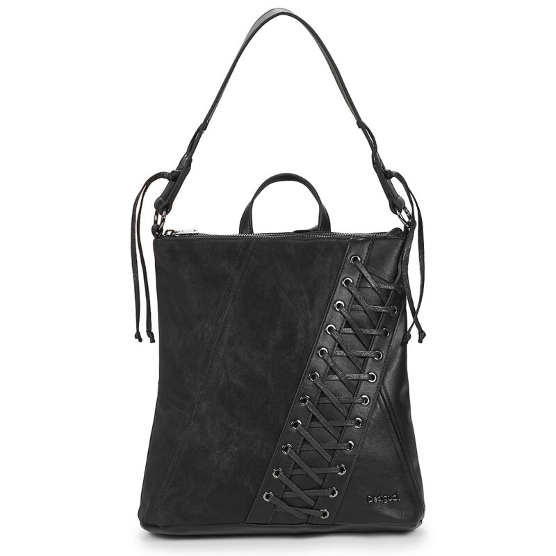 Donna Desigual BACKPACK BLACK PATCH TANGO PRETORIA MINI Nero Zaino Donna - 1