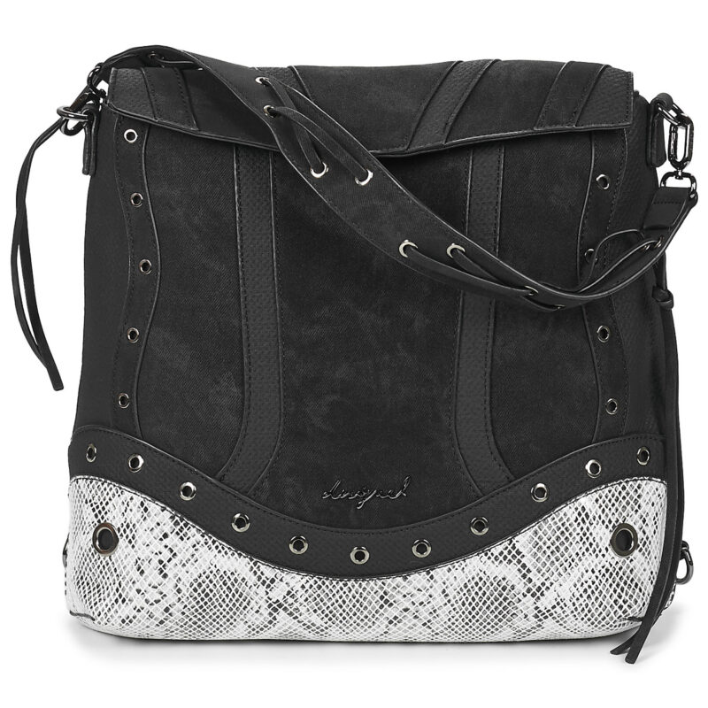 Donna Desigual BACKPACK SNAKE PATCH JERSEY 2.0 MINI Nero Zaino Donna - 1