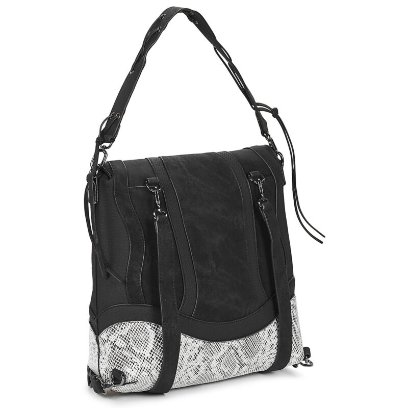 Donna Desigual BACKPACK SNAKE PATCH JERSEY 2.0 MINI Nero Zaino Donna - 3