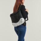 Donna Desigual BACKPACK SNAKE PATCH JERSEY 2.0 MINI Nero Zaino Donna - 6