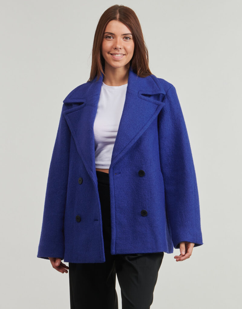 Mantella Desigual SHORTCOLOR Blu Mantelle Donna - 2