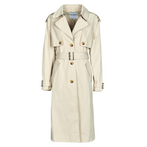 Trench  Desigual  PLEATED  Beige -   Trench Donna