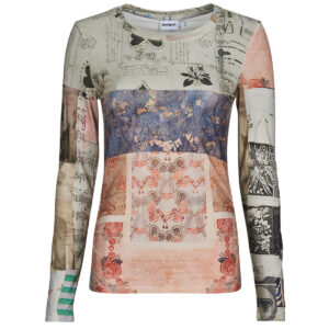 T-shirts a maniche lunghe  Desigual  LIMBANI  Multicolore -  T-shirts a maniche lunghe Donna