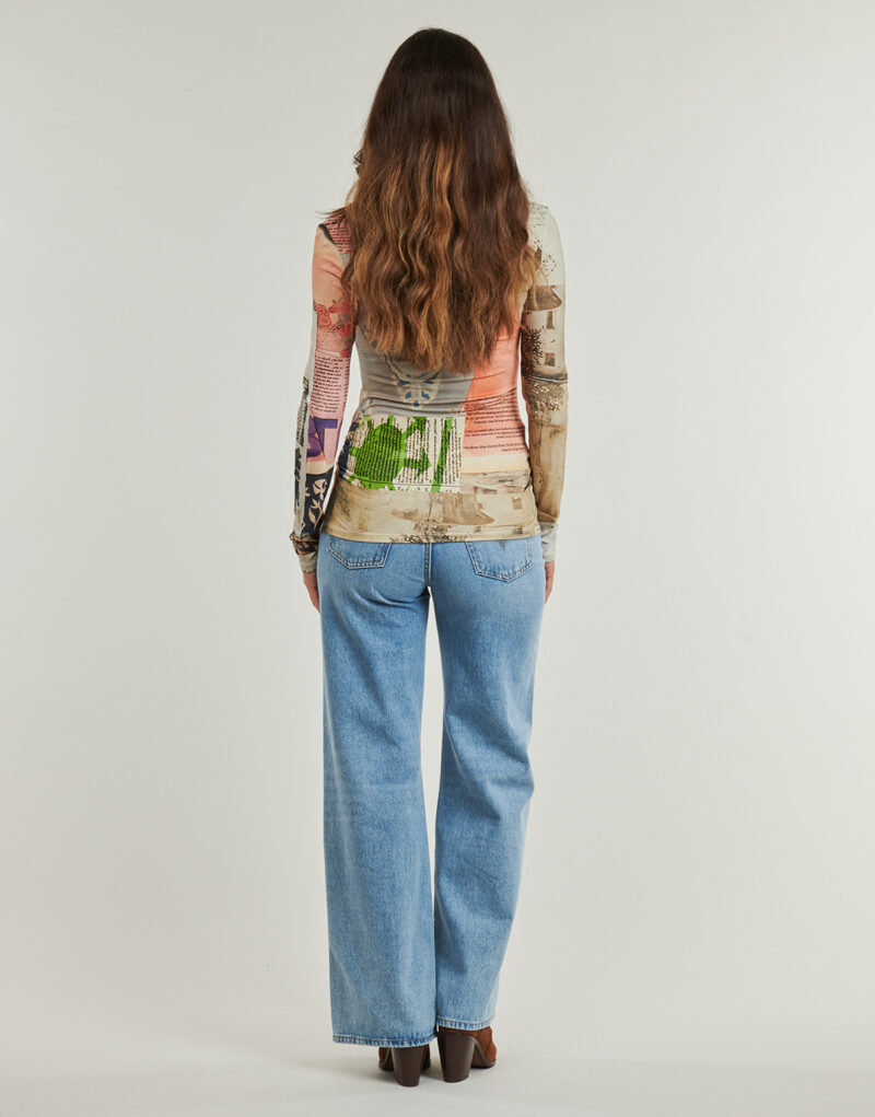 T-shirts a maniche lunghe  Desigual  LIMBANI  Multicolore -  T-shirts a maniche lunghe Donna - 4