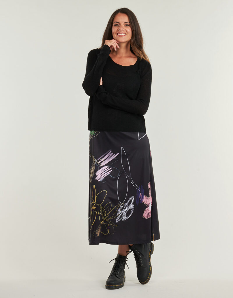 Abito   Desigual  KALA  Nero -   Abiti Lunghi Donna - 2