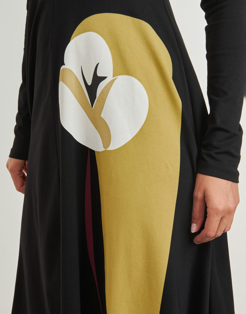 Abito   Desigual  LIRIO  Nero -   Abiti Lunghi Donna - 5
