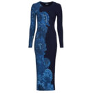 Abito   Desigual  LIMBANI  Blu -   Abiti Lunghi Donna - 1