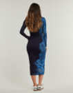 Abito   Desigual  LIMBANI  Blu -   Abiti Lunghi Donna - 4