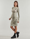 Abito corto  Desigual  CHIARA  Bianco -  Abiti corti Donna - 3