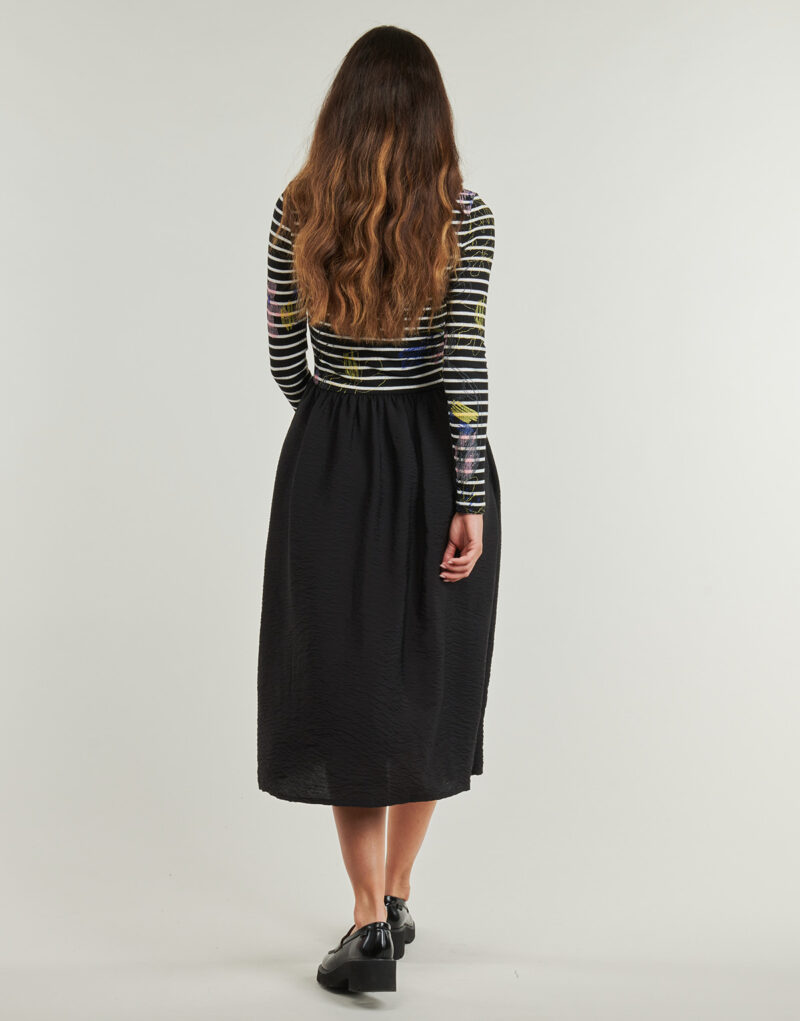 Abito   Desigual  RAYA HIBRIDA  Nero -   Abiti Lunghi Donna - 4