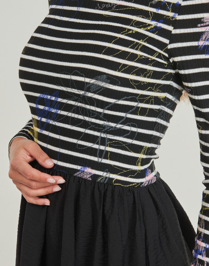 Abito   Desigual  RAYA HIBRIDA  Nero -   Abiti Lunghi Donna - 5