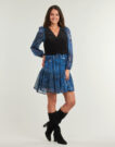 Abito corto  Desigual  CHALECO  Blu -  Abiti corti Donna - 3
