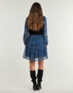 Abito corto  Desigual  CHALECO  Blu -  Abiti corti Donna - 4