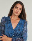 Abito corto  Desigual  CHALECO  Blu -  Abiti corti Donna - 5