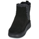 Mou BOUNCE CHELSEA BOOT IN SUEDE Nero Stivaletti Donna - 3