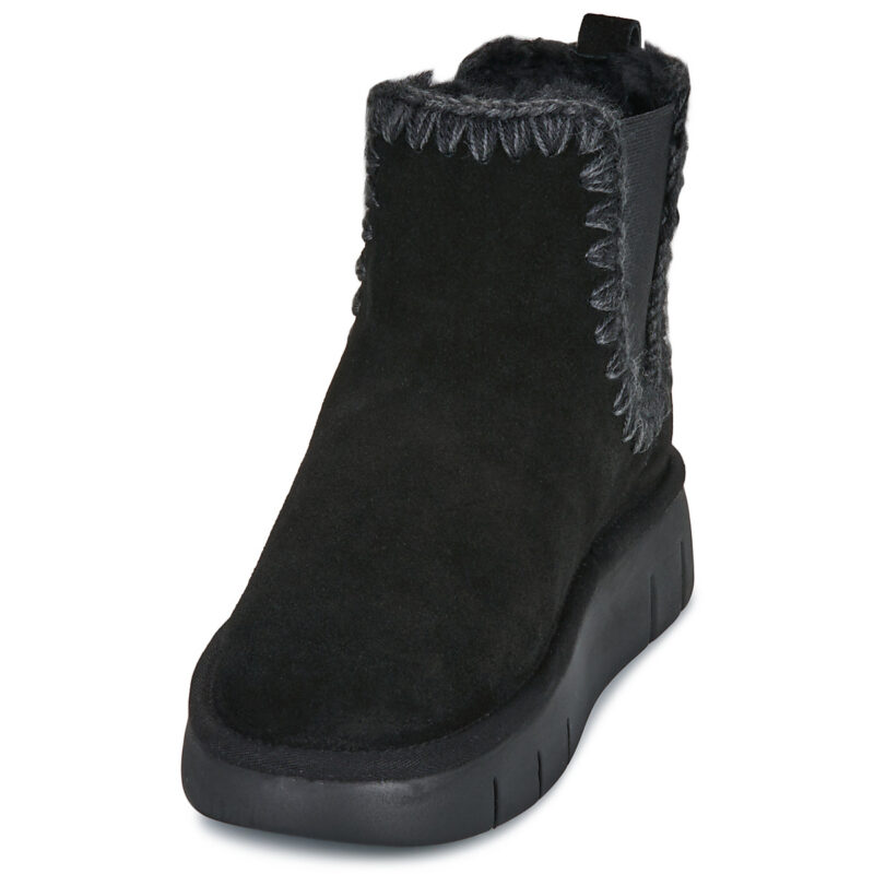 Mou BOUNCE CHELSEA BOOT IN SUEDE Nero Stivaletti Donna - 3