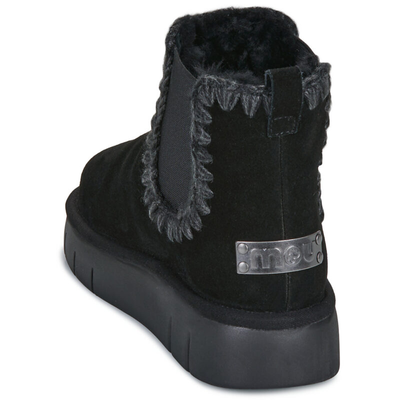 Mou BOUNCE CHELSEA BOOT IN SUEDE Nero Stivaletti Donna - 5