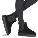 Mou BOUNCE CHELSEA BOOT IN SUEDE Nero Stivaletti Donna - 8
