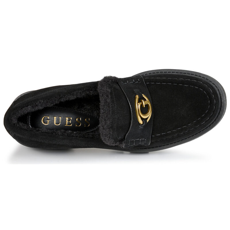 Guess YANIKAY Schwarze Damen-Loafer - Gr&ouml;&szlig;e 6
