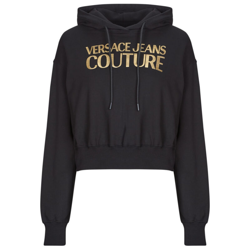 Sudaderas con capucha Versace Jeans Couture 79HAIT02 negras para mujer - 1