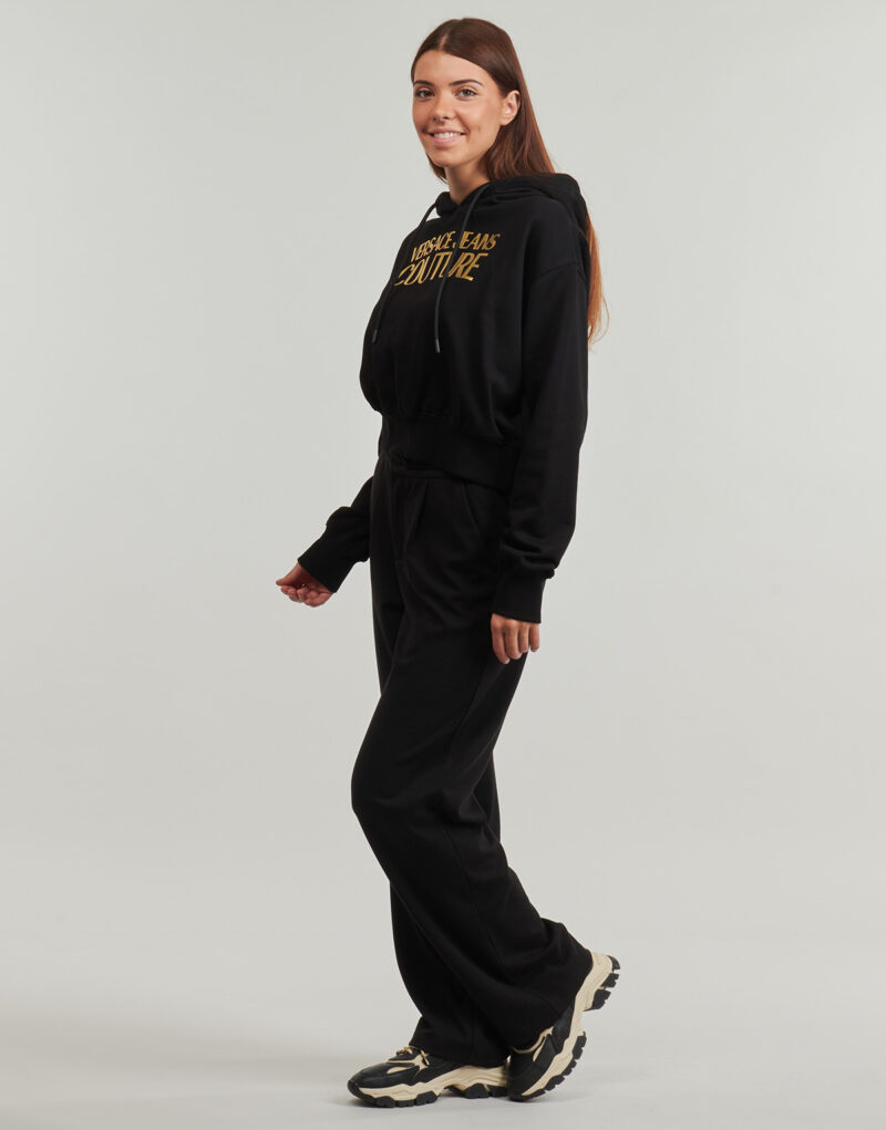 Sudaderas con capucha Versace Jeans Couture 79HAIT02 negras para mujer - 3