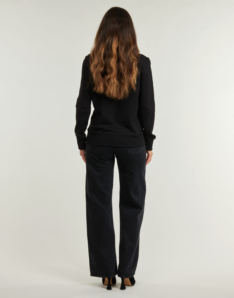 Sudadera Versace Jeans Couture 79HAIT06 Sudadera negra para mujer - 4