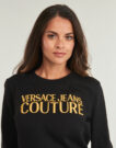 Sudadera Versace Jeans Couture 79HAIT06 Sudadera negra para mujer - 5