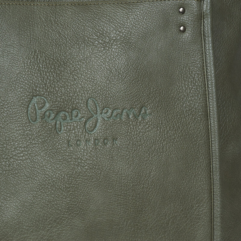 Pepe jeans BELLAMIE CODE Kaki Borse Shopping Donna - 4