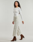 Jeans Flare Pepe jeans HIGH RISE WIDE CROP TANIA POCKET Bianco Jeans Flare Donna - 3