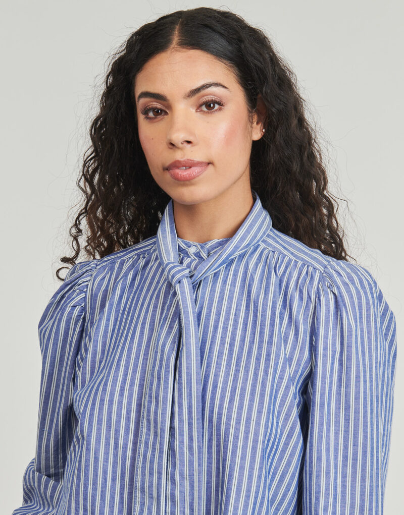 Camicia  Pepe jeans  MATY SHIRT  Blu -  Camicie Donna - 5
