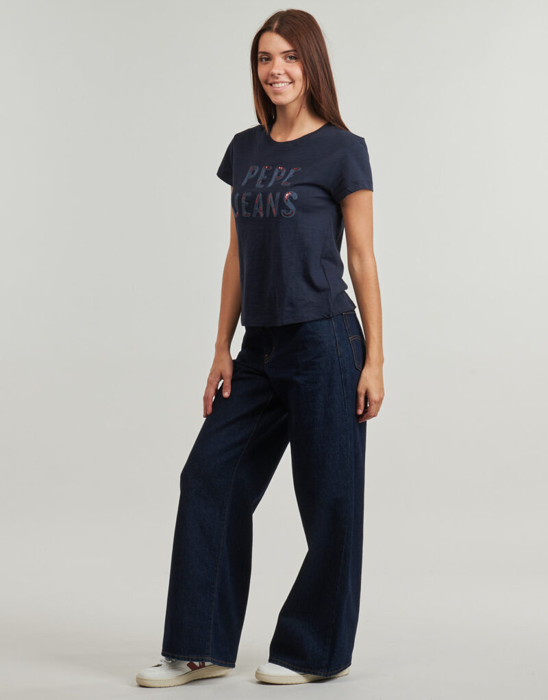 T-shirt  Pepe jeans  BADI  Marine -  T-shirt maniche corte Donna - 3