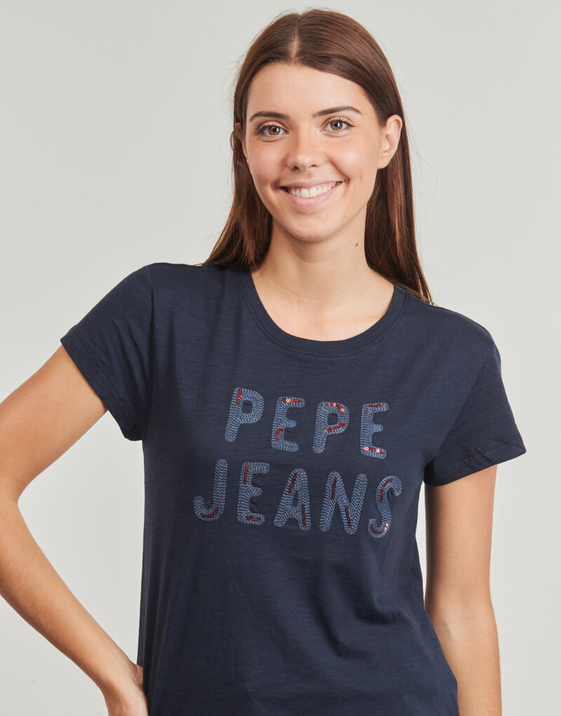 T-shirt  Pepe jeans  BADI  Marine -  T-shirt maniche corte Donna - 5