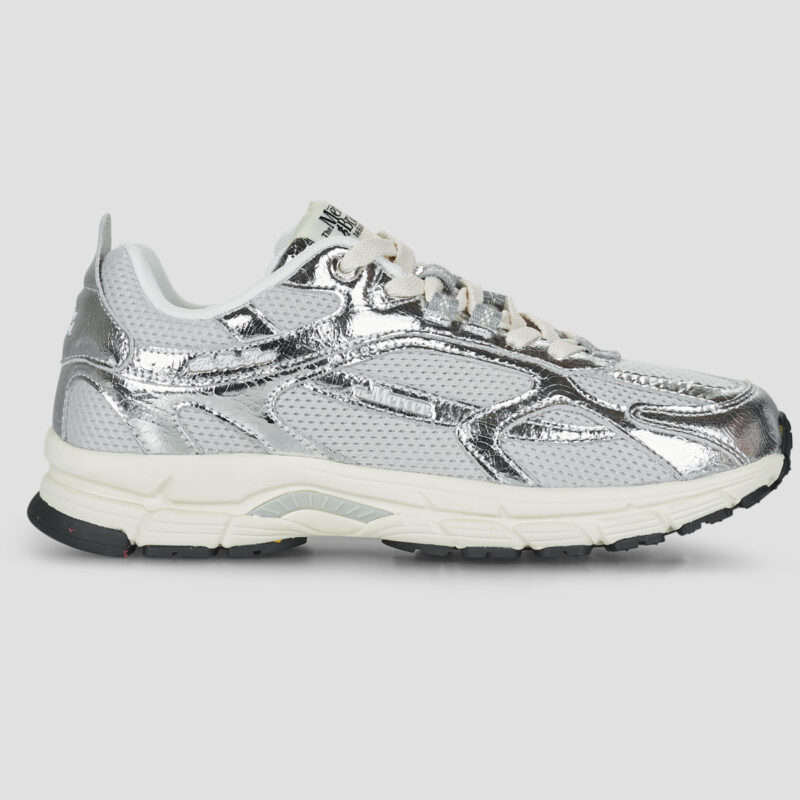 The Mercer Brand  The Re-Run Cracked  Argento -  Sneakers basse Donna - 1