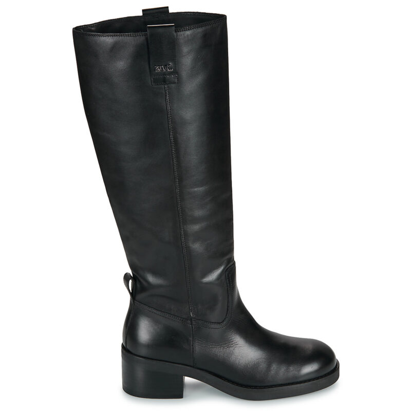 Karl Lagerfeld BROOKLYN Hi Leg Boot Nero Stivali con tacco Donna - 2