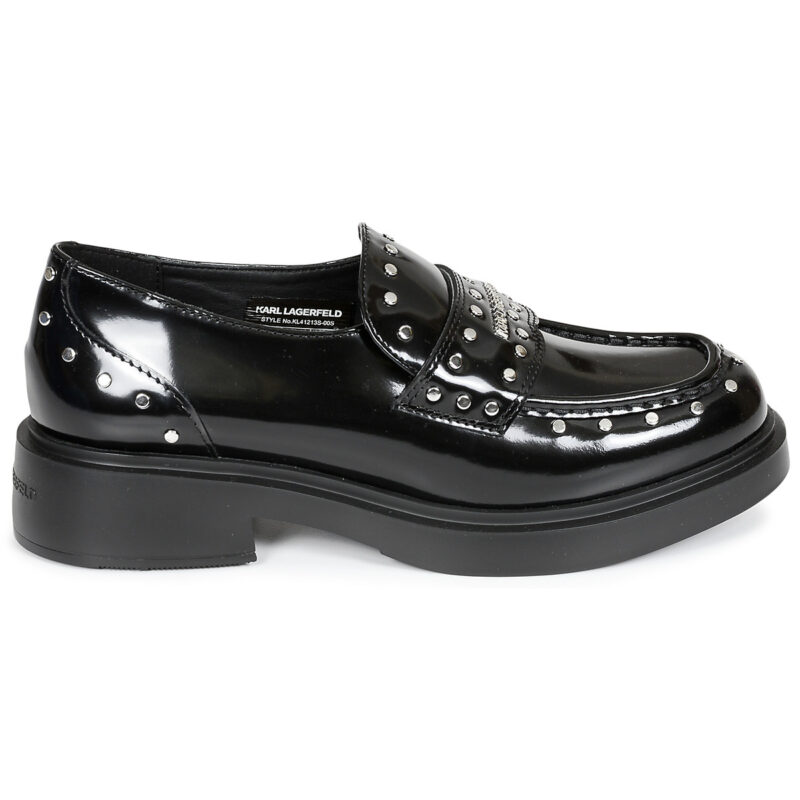 Karl Lagerfeld MACIE Studs Signia Loafer Nero Mocassini Donna - 2