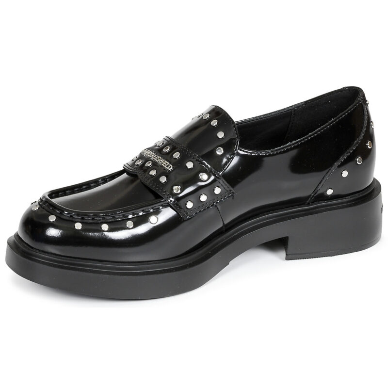 Karl Lagerfeld MACIE Studs Signia Loafer Nero Mocassini Donna - 4