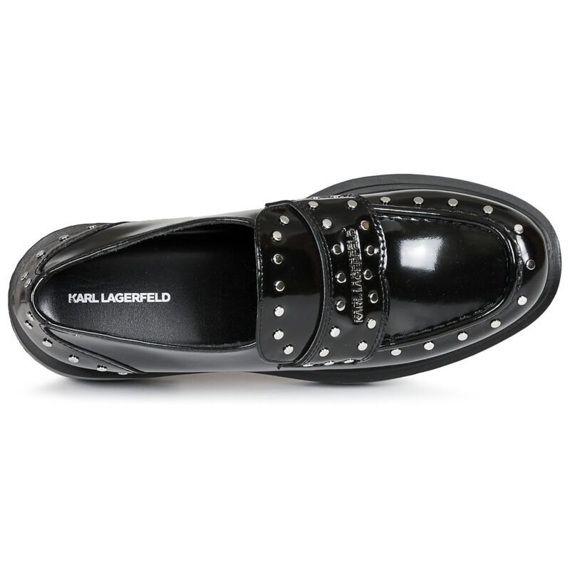 Karl Lagerfeld MACIE Studs Signia Loafer Nero Mocassini Donna - 6