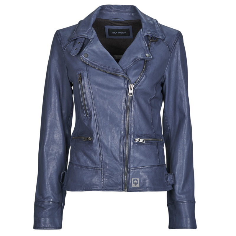 Giacca in pelle  Oakwood  VIDEO  Blu -   Giacche in pelle Donna - 1