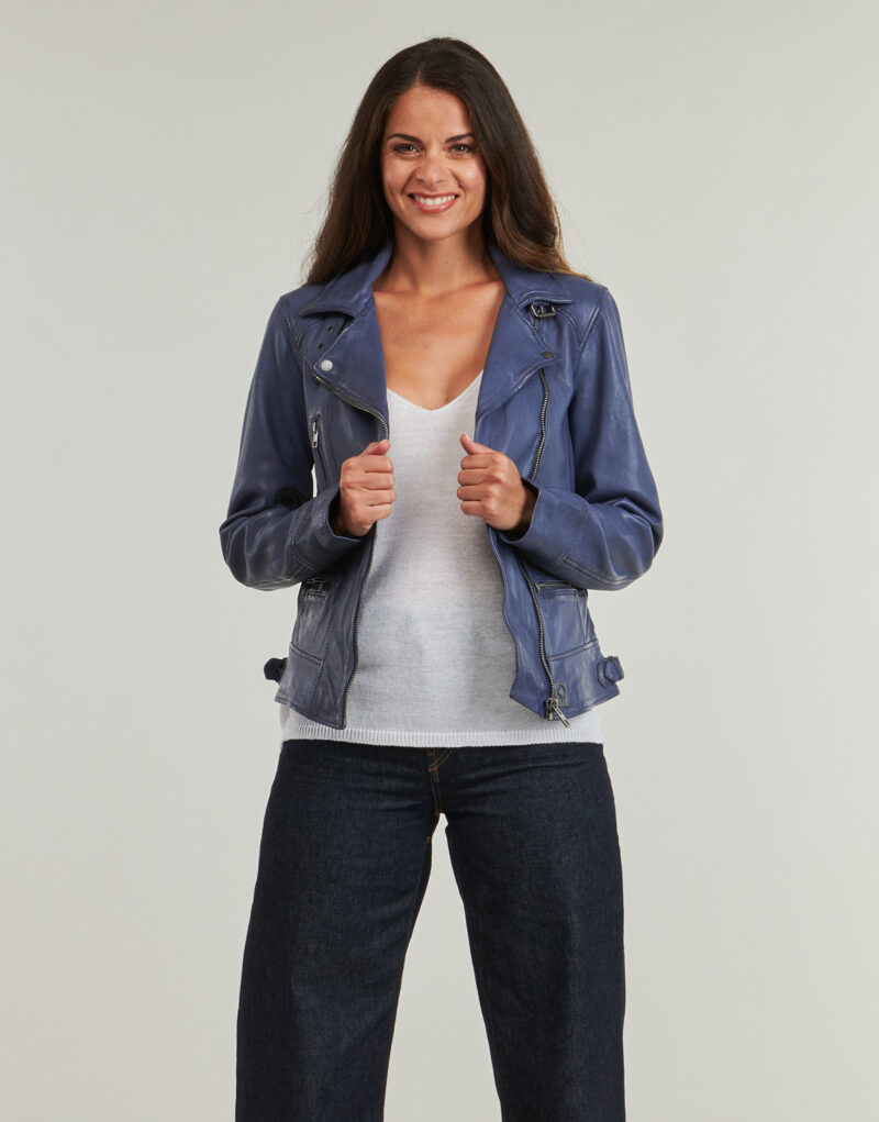 Giacca in pelle  Oakwood  VIDEO  Blu -   Giacche in pelle Donna - 2