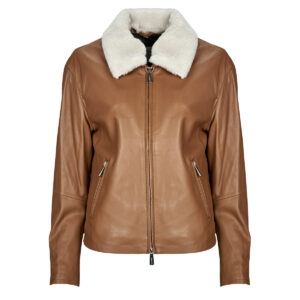 Giacca in pelle  Oakwood  BLUES  Marrone -   Giacche in pelle Donna