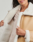 Giacca in pelle  Armani Exchange  BLOUSON JACKET  Beige -   Giacche in pelle Donna - 5