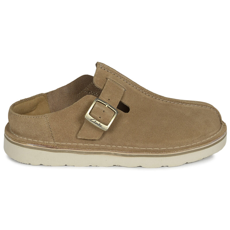 Clarks  Solsbury Mule.  Beige -  Ciabatta Donna - 2