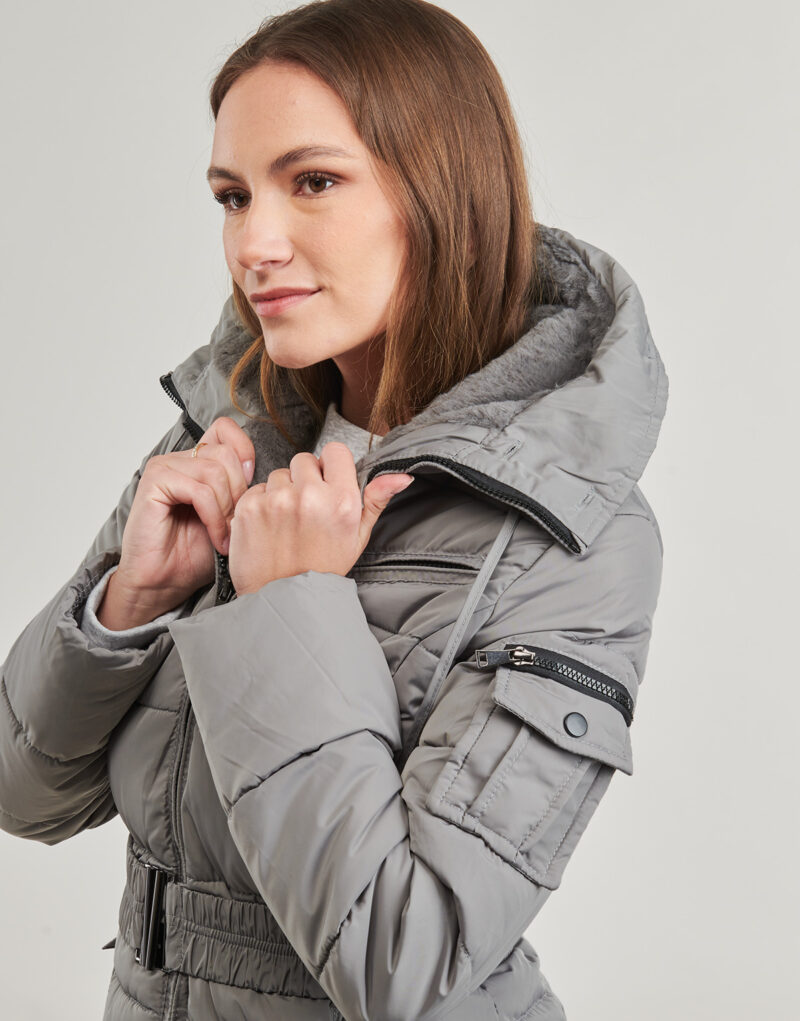 Piumino Betty London PIA Grigio Piumini Donna - 5