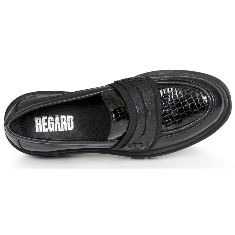 Regard  CREIL  Nero -  Mocassini Donna - 6
