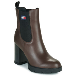 Tommy Jeans  CLARINA  Marrone -  Stivaletti Donna