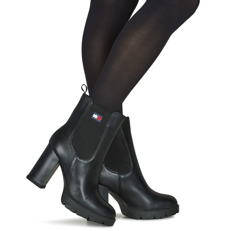 Tommy Jeans  CLARINA  Nero -  Stivaletti Donna - 8