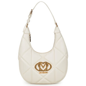 Love Moschino EMBOSSED Q Beige Borse a spalla Donna