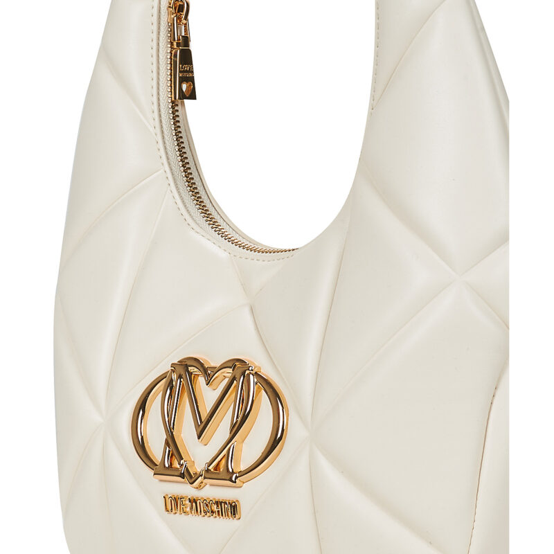 Love Moschino EMBOSSED Q Beige Borse a spalla Donna - 4