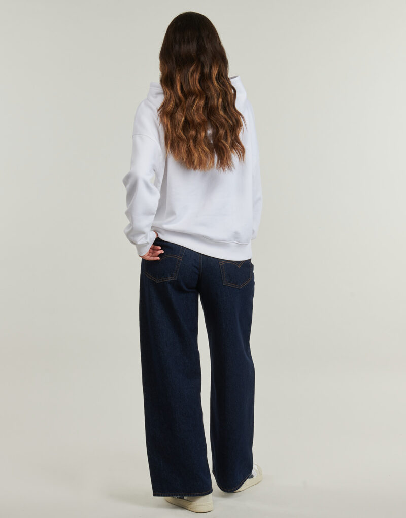 Felpe con capuchino Guess Sudaderas con capucha blancas para mujer GJ HOOD OS AMERICAN - 4