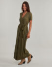 Abito   Vila  VILUXI   Kaki -   Abiti Lunghi Donna - 3